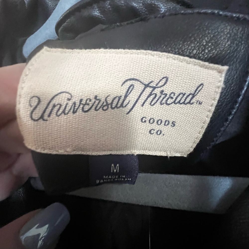 Universal Thread Black Bomber Jacket - image 3